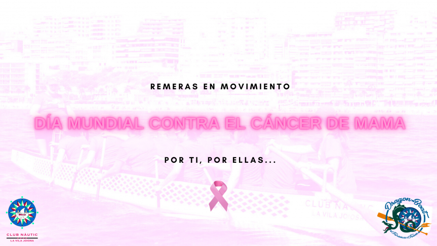 Día mundial contra el cáncer de mama: El Club Náutico de La Vila muestra su apoyo a las mujeres afectadas por la enfermedad